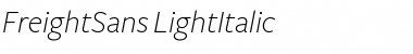 Download FreightSans LightItalic Font
