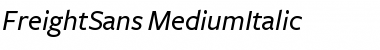 Download FreightSans MediumItalic Font