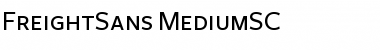 Download FreightSans MediumSC Font Title Preview