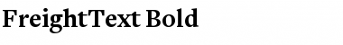 Download FreightText Bold Font Title Preview