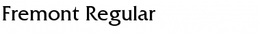 Download Fremont Regular Font Title Preview