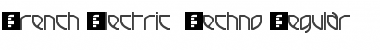 Download French Electric - Techno Regular Font Title Preview