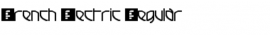 Download French Electric Regular Font Title Preview