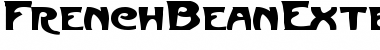 Download FrenchBeanExtended Regular Font Title Preview