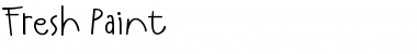 Download Fresh Paint Regular Font Title Preview