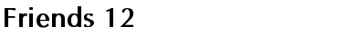 Download Friends 12 Bold Font Title Preview