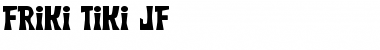 Download FrikiTikiJF Regular Font Title Preview