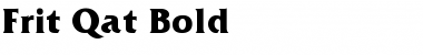 Download Frit-Qat Bold Font Title Preview
