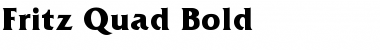 Download Fritz-Quad Bold Font Title Preview