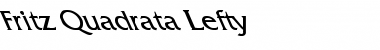 Download Fritz Quadrata Lefty Regular Font Title Preview