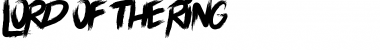 Download LORD OF THE RING Regular Font Title Preview