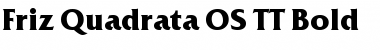 Download Friz Quadrata OS TT Bold Font
