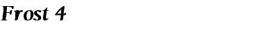 Download Frost 4 Bold Font Title Preview