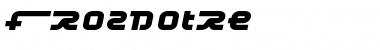 Download Frozdotre Regular Font Title Preview