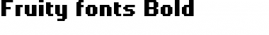 Download Fruity fonts Bold Font Title Preview