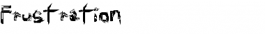 Download Frustration Regular Font Title Preview