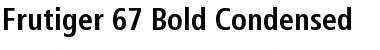Download Frutiger 47LightCn Bold Font Title Preview