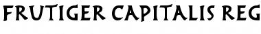 Download Frutiger Capitalis Regular Font