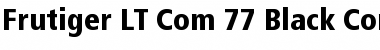Download Frutiger LT Com 77 Black Condensed Font Title Preview