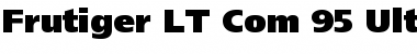 Download Frutiger LT Com 95 Ultra Black Font