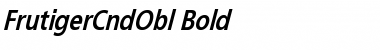 Download FrutigerCndObl Bold Font Title Preview