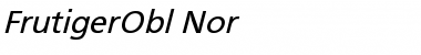 Download FrutigerObl-Nor Regular Font Title Preview