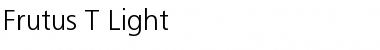 Download Frutus T Light Regular Font Title Preview