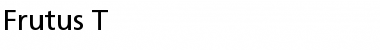 Download Frutus T Regular Font Title Preview
