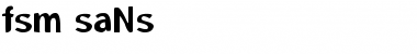 Download fsm_sans fsm Font Title Preview