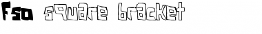 Download FSO square bracket Regular Font Title Preview