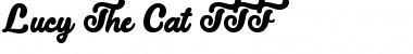 Download Lucy the Cat Regular Font Title Preview