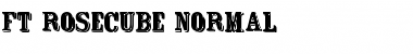 Download FT Rosecube normal Font Title Preview