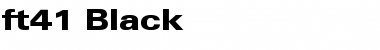 Download ft41 Black Font Title Preview