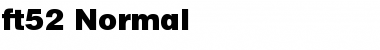 Download ft52 Normal Font Title Preview