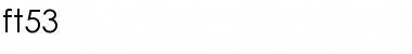 Download ft53 Regular Font Title Preview