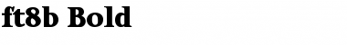 Download ft8b Bold Font Title Preview