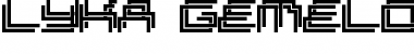 Download Lyka Gemelos Regular Font Title Preview