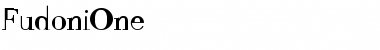 Download FudoniOne Regular Font Title Preview