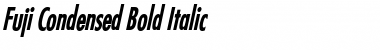 Download Fuji Condensed Bold Italic Font Title Preview