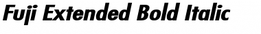 Download Fuji Extended Bold Italic Font Title Preview