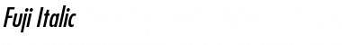 Download Fuji Italic Font Title Preview