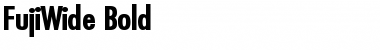 Download FujiWide Bold Font Title Preview