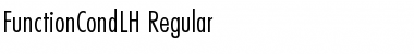 Download FunctionCondLH Regular Font Title Preview