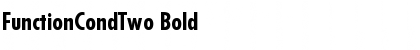 Download FunctionCondTwo Bold Font Title Preview