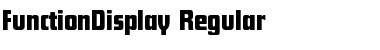 Download FunctionDisplay Regular Font Title Preview