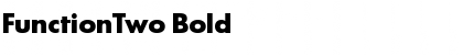 Download FunctionTwo Bold Font Title Preview