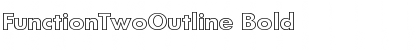 Download FunctionTwoOutline Bold Font Title Preview