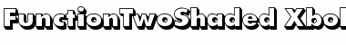 Download FunctionTwoShaded-Xbold Regular Font Title Preview
