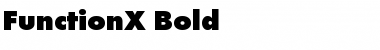 Download FunctionX Bold Font Title Preview