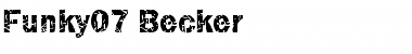 Download Funky07 Becker Regular Font Title Preview